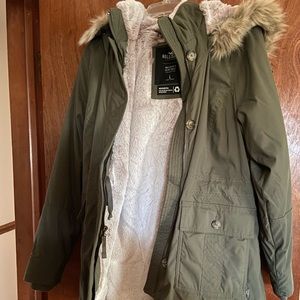 NWOT Hollister Faxu Fur Parka